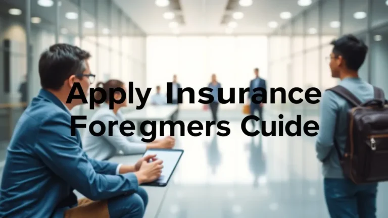 Apply Insurance Foreigners Guide - Professional Swiss-style featured image | Truescho.com
