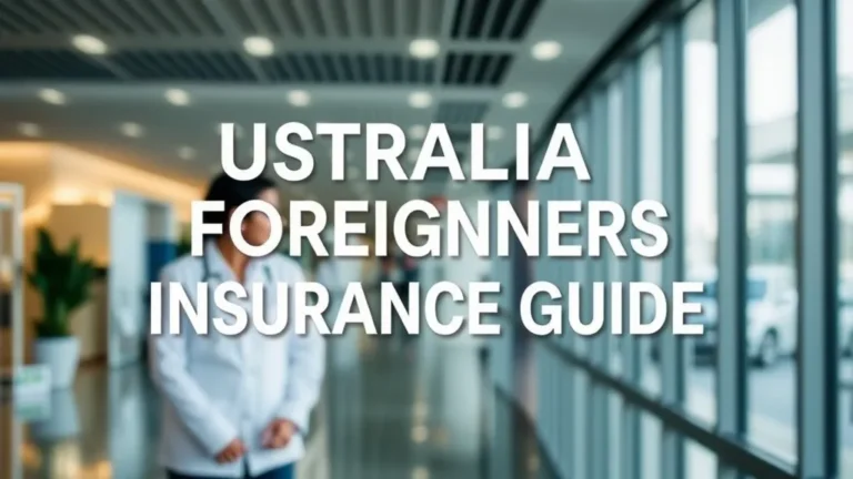 Australia Foreigners Insurance Guide - Professional Swiss-style featured image | Truescho.com