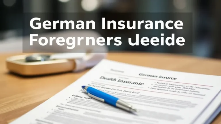 German Insurance Foreigners Guide - Professional Swiss-style featured image | Truescho.com