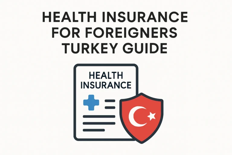 Health Insurance for Foreigners Turkey Guide - Professional Swiss-style featured image | Truescho.com