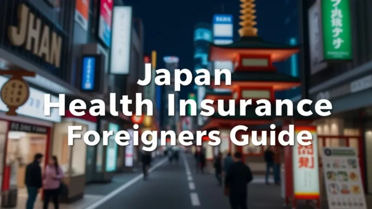 Japan Health Insurance Foreigners Guide - Professional Swiss-style featured image | Truescho.com