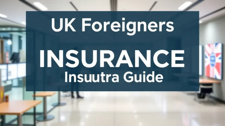 UK Foreigners Insurance Guide - Professional Swiss-style featured image | Truescho.com