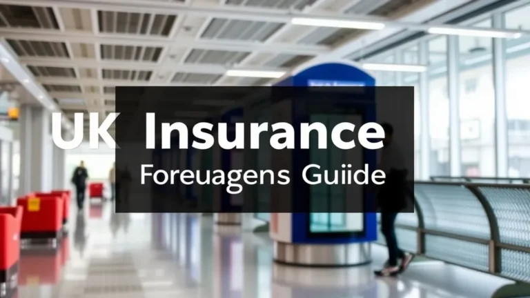 UK Insurance Foreigners Guide - Professional Swiss-style featured image | Truescho.com