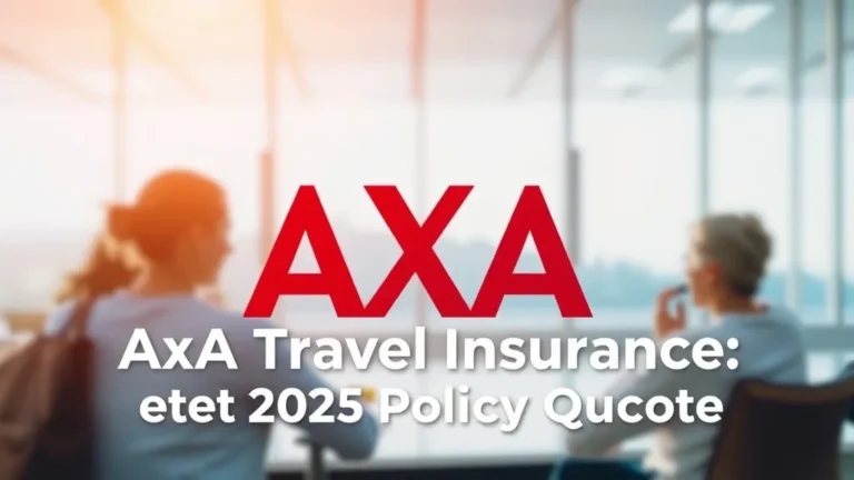 AXA Travel Insurance: Get a 2025 Policy Quote - Professional Swiss-style featured image | Truescho.com