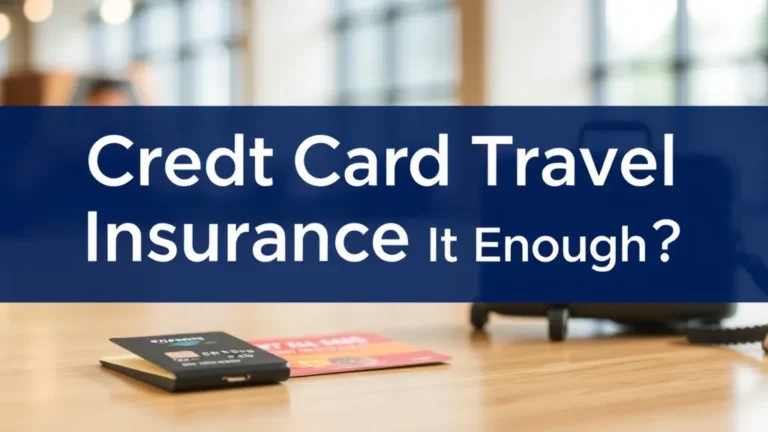 Credit Card Travel Insurance: Is It Enough? - Professional Swiss-style featured image | Truescho.com