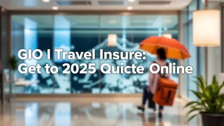 GIO Travel Insurance: Get a 2025 Quote Online - Professional Swiss-style featured image | Truescho.com