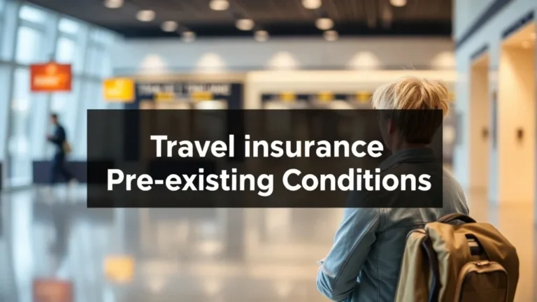 Travel Insurance Pre-Existing Conditions - Professional Swiss-style featured image | Truescho.com